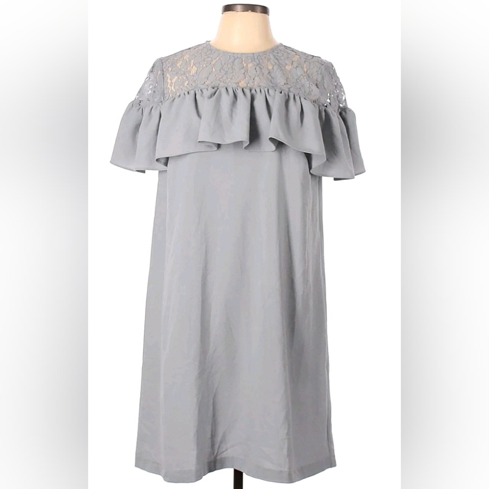H&M Lace Ruffle Dress